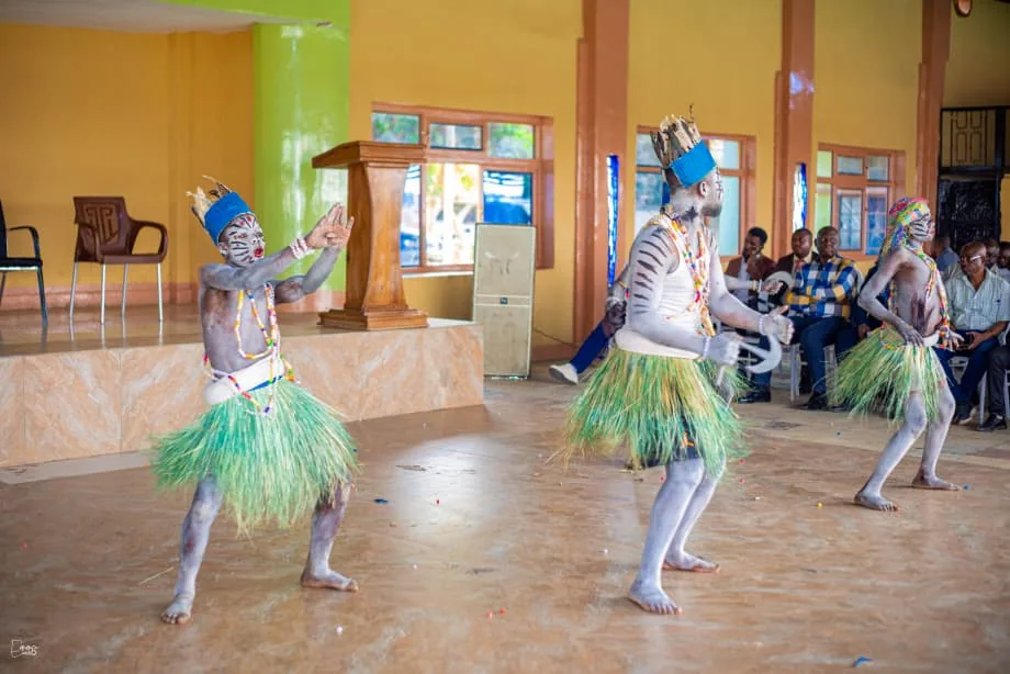 Danseurs traditionnels lors d'une célébration